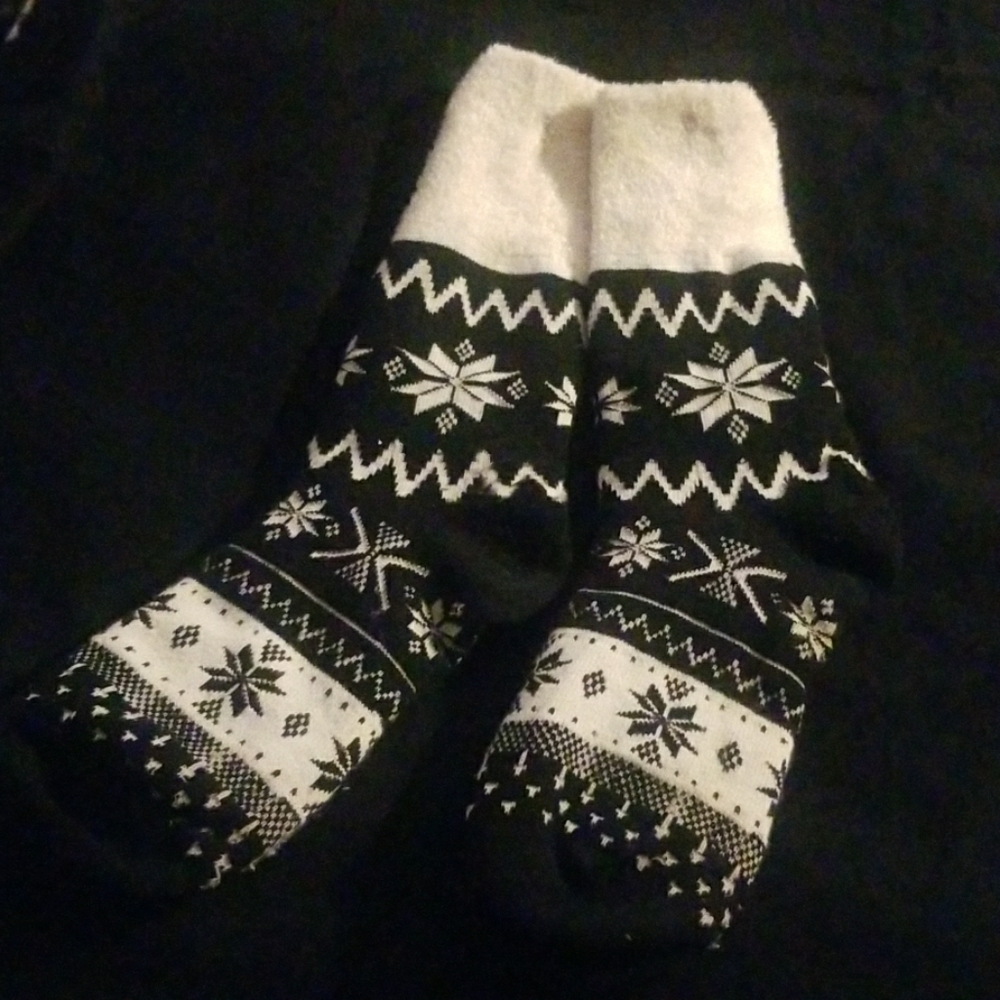 Fleece Lined Holiday Socks